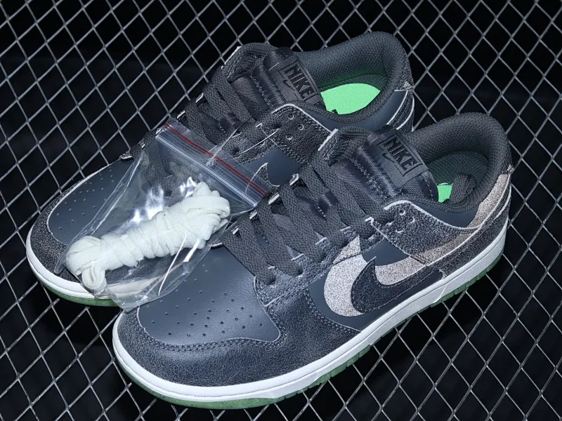 All categories Nk SB Dunk series Nk SB Dunk Low low-top sneakers Nk SB Dunk Low "Iron Grey" gray green SB smashed backboard fashion casual sneakers DQ7681-001